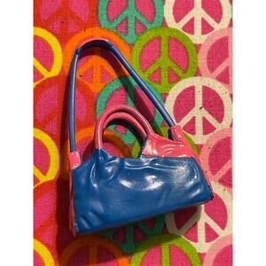 Barbie Fashionistas Blue and Pink Purse tote Handbag